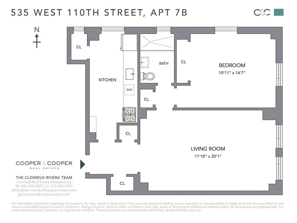 Unit for sale at 535 W 110th Street, Manhattan, NY 10025