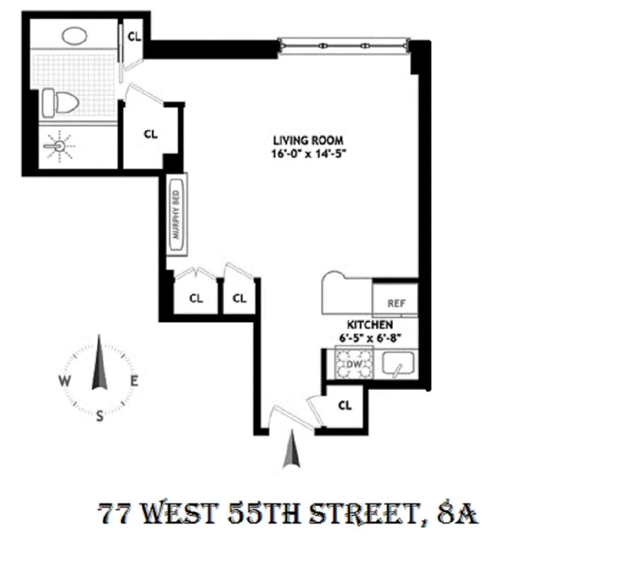 Unit for sale at 77 W 55th Street, Manhattan, NY 10019