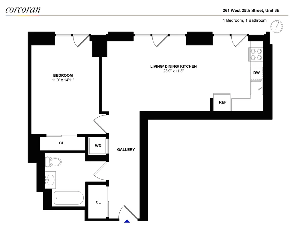 Unit for sale at 261 W 25TH Street, Manhattan, NY 10001