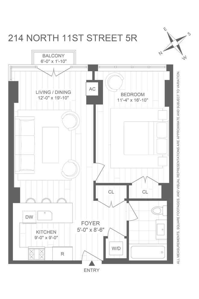Unit for sale at 214 N 11th Street, Brooklyn, NY 11211