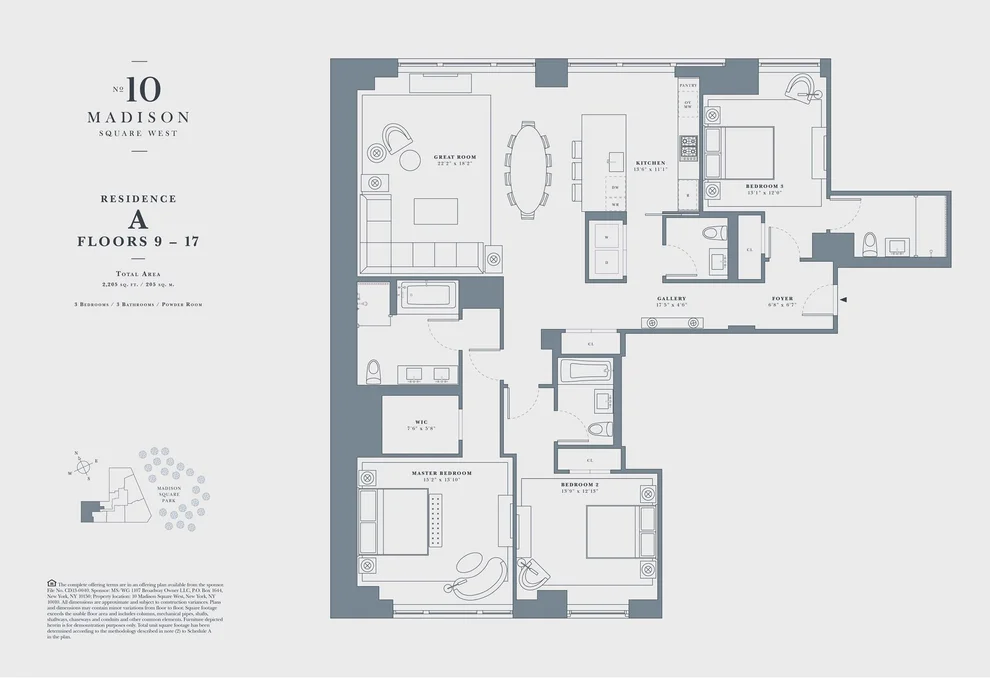 Unit for sale at 10 MADISON Square W, Manhattan, NY 10010