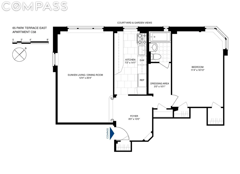 Unit for sale at 65 Park Terrace E, Manhattan, NY 10034