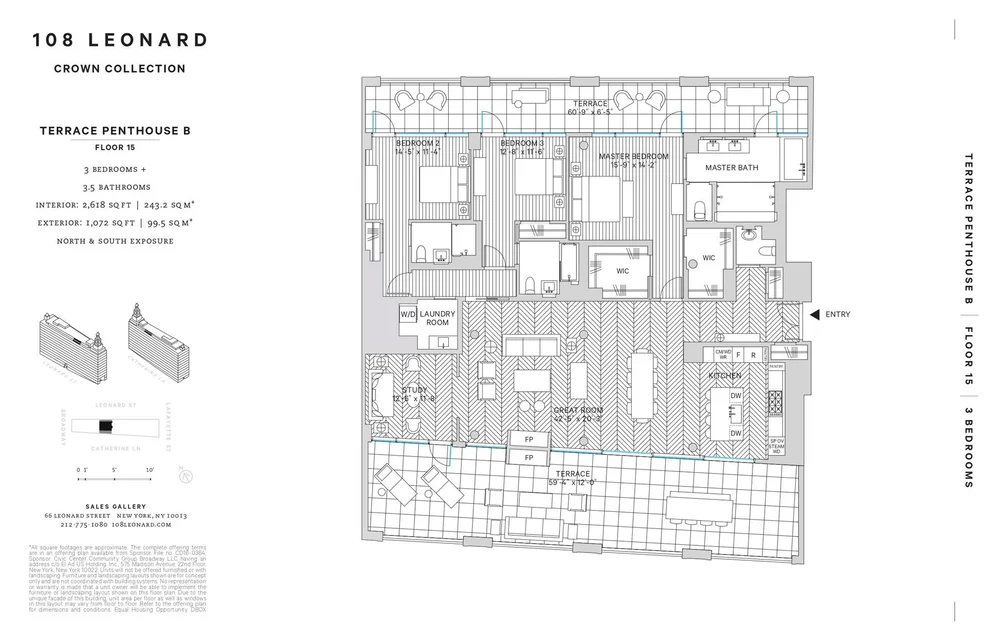 Unit for sale at 108 LEONARD Street, Manhattan, NY 10013