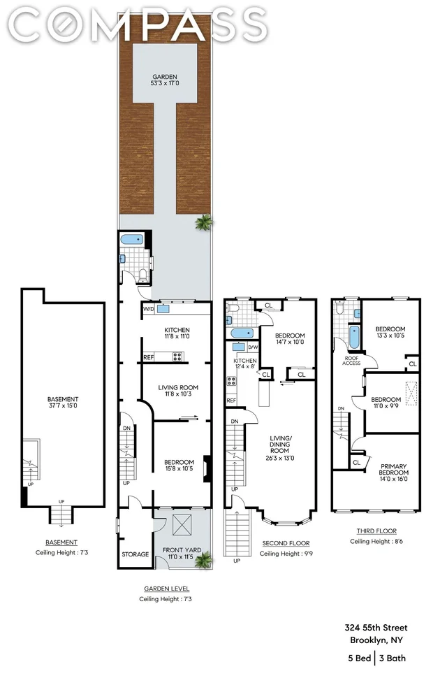 Unit for sale at 324 55th Street, Brooklyn, NY 11220