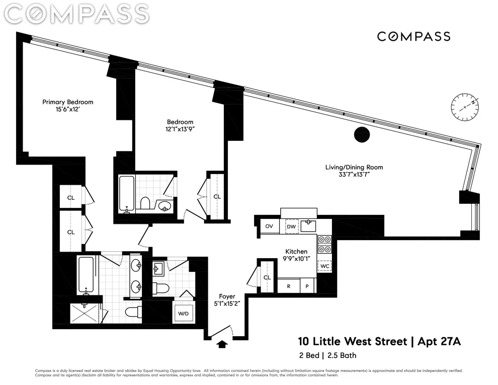 Unit for sale at 10 Little West Street, Manhattan, NY 10004