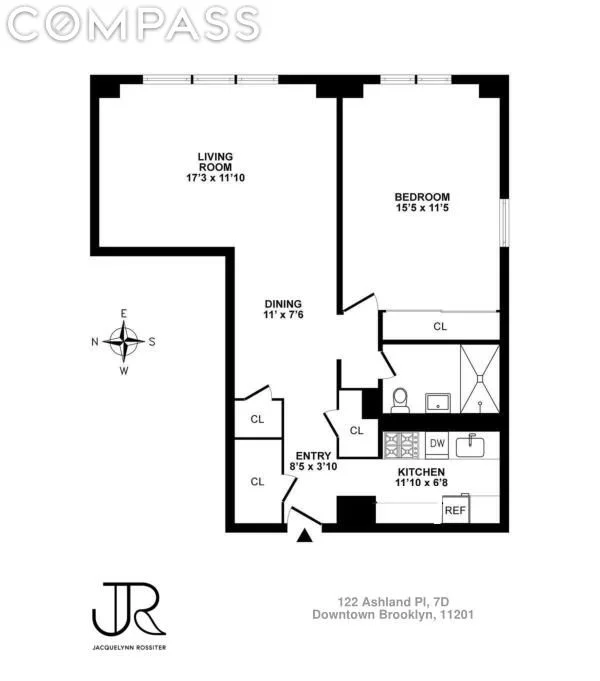 Unit for sale at 122 Ashland Place, Brooklyn, NY 11201