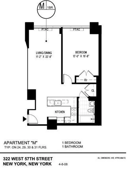 Unit for sale at 322 W 57TH Street, Manhattan, NY 10019