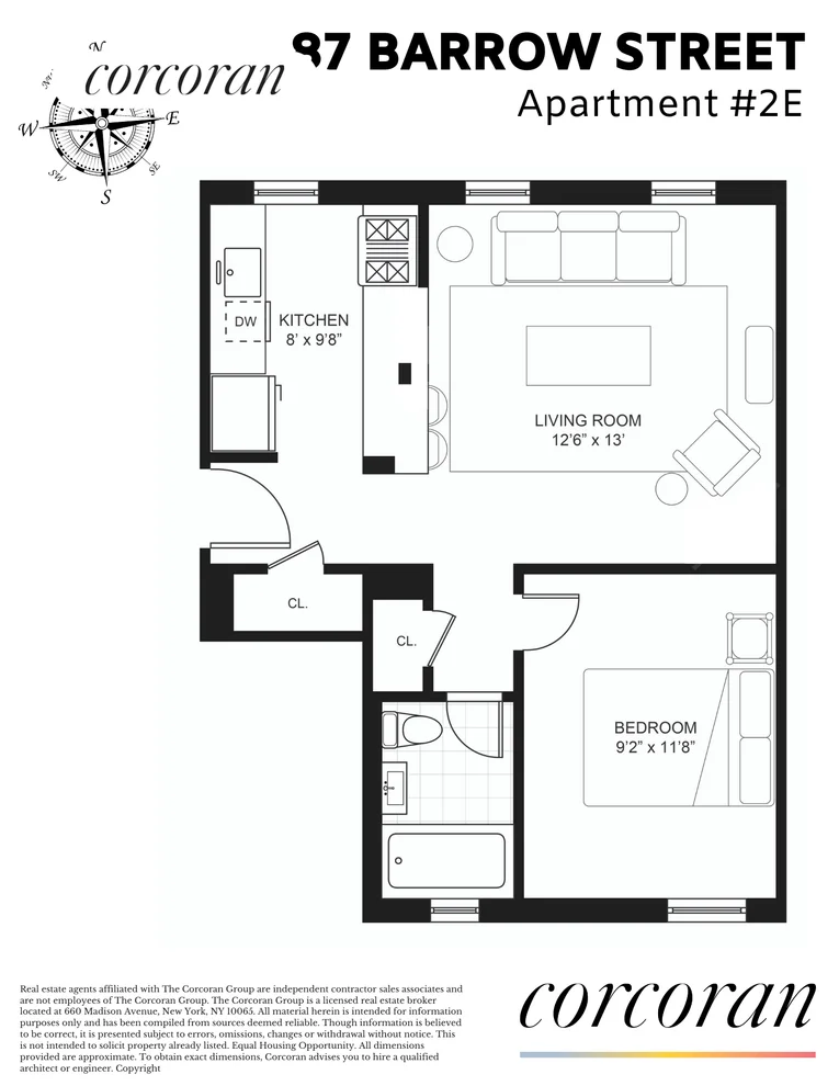 Unit for sale at 87 Barrow Street, Manhattan, NY 10014