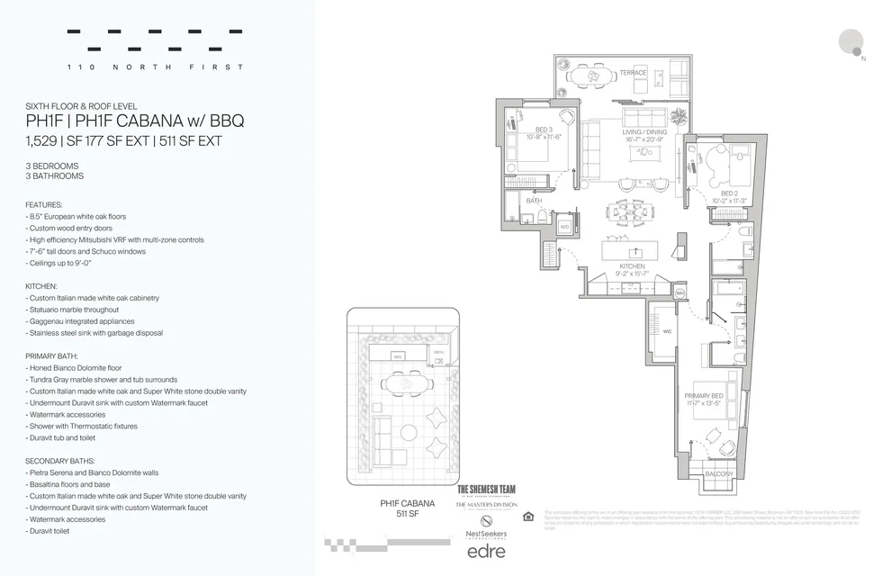 Unit for sale at 110 N 1st Street, Brooklyn, NY 11249