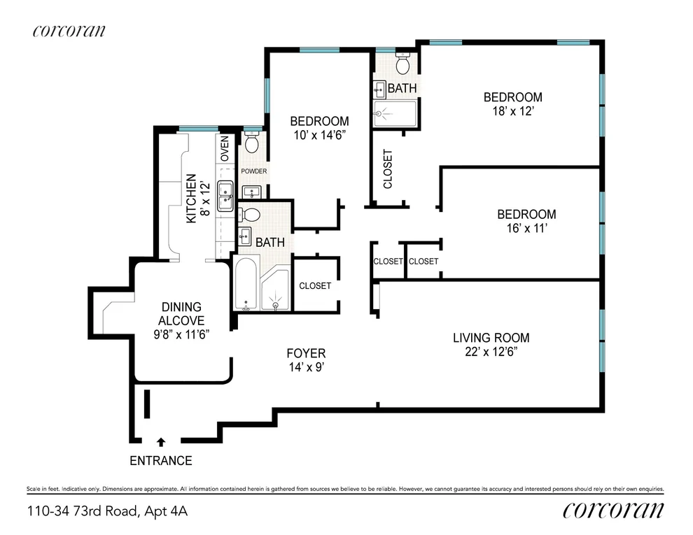 Unit for sale at 110-34 73rd Road, Queens, NY 11375