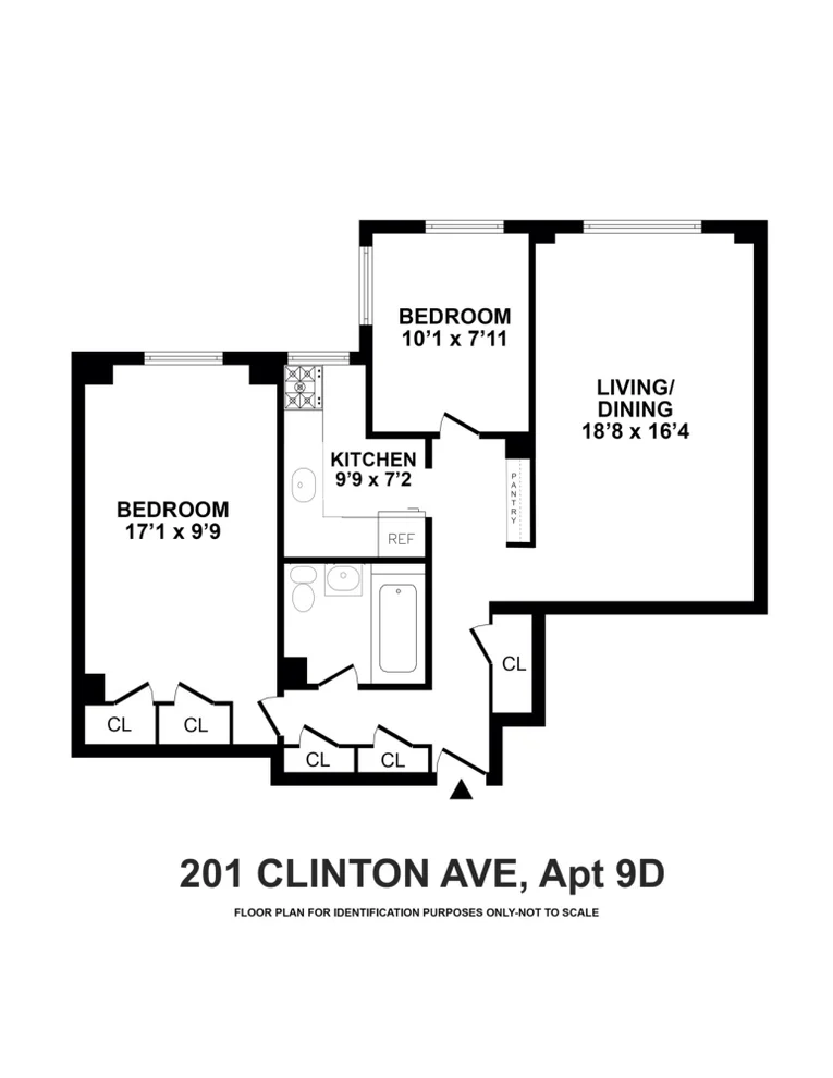Unit for sale at 201 CLINTON Avenue, Brooklyn, NY 11205