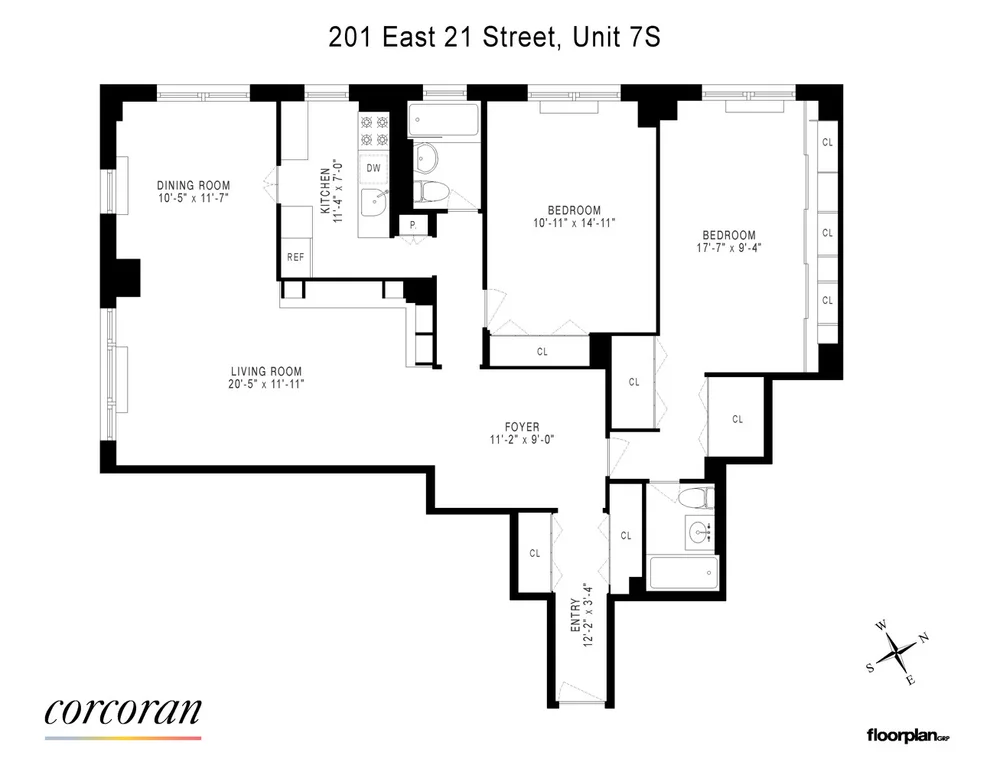 Unit for sale at 201 E 21ST Street, Manhattan, NY 10010