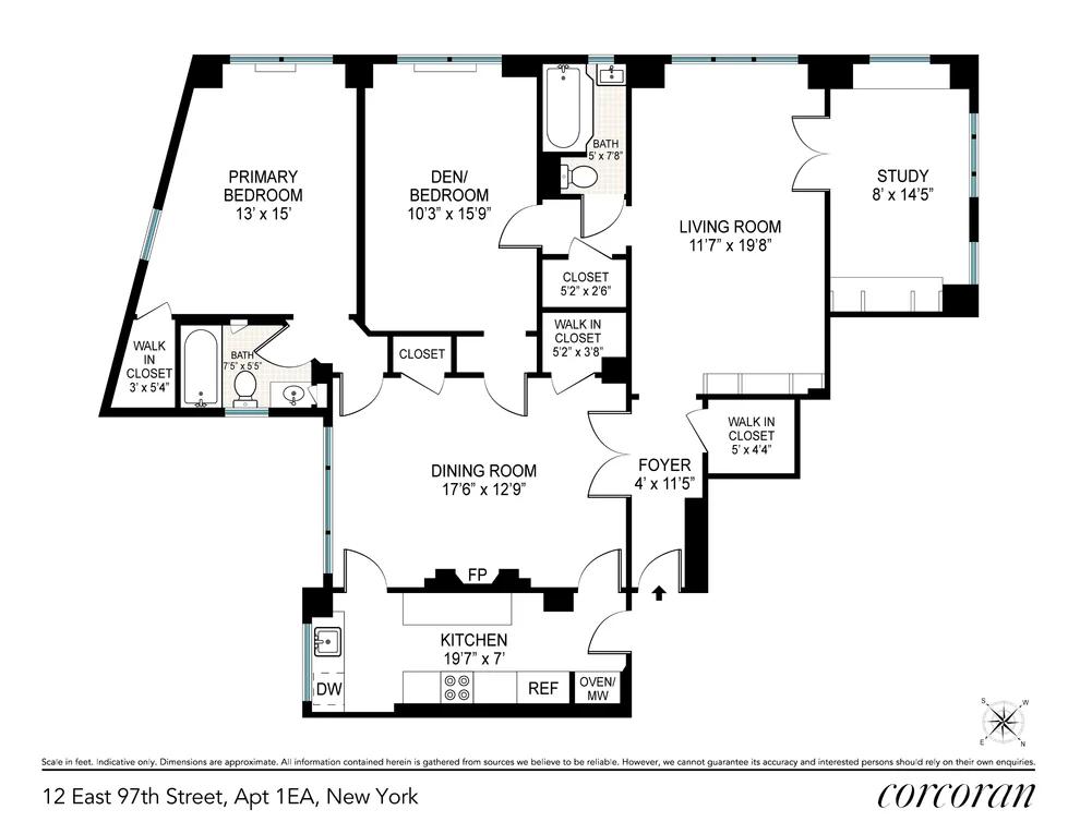 Unit for sale at 12 E 97TH Street, Manhattan, NY 10029