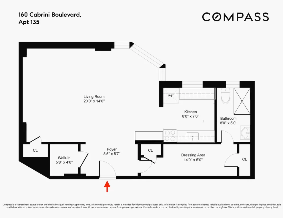 Unit for sale at 160 Cabrini Boulevard, Manhattan, NY 10033