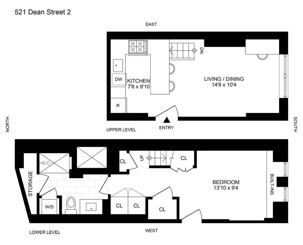 Unit for sale at 521 DEAN Street, Brooklyn, NY 11217