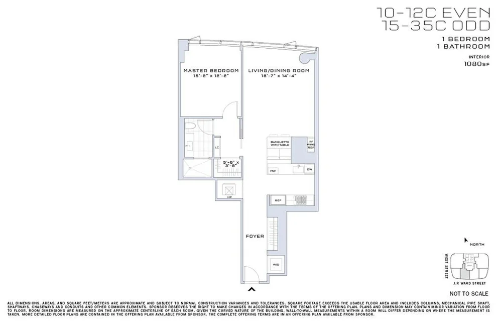 Unit for sale at 50 West Street, Manhattan, NY 10006