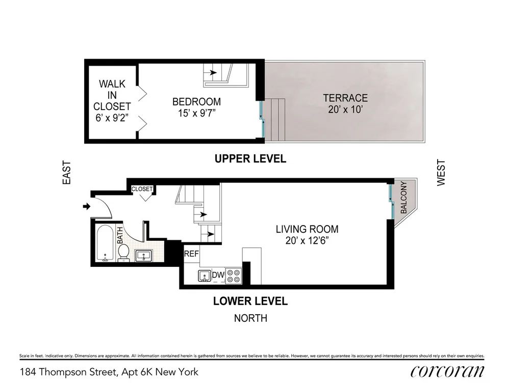 Unit for sale at 184 THOMPSON Street, Manhattan, NY 10012