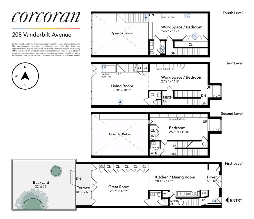 Unit for sale at 208 VANDERBILT Avenue, Brooklyn, NY 11205