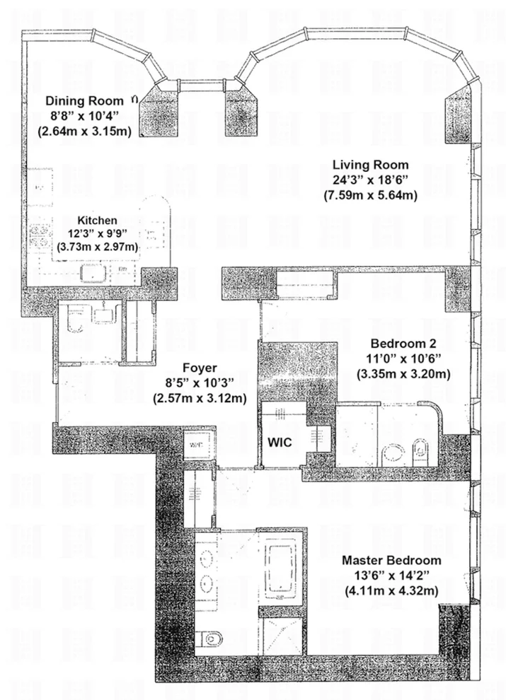 Unit for sale at 50 UNITED NATIONS Plaza, Manhattan, NY 10017