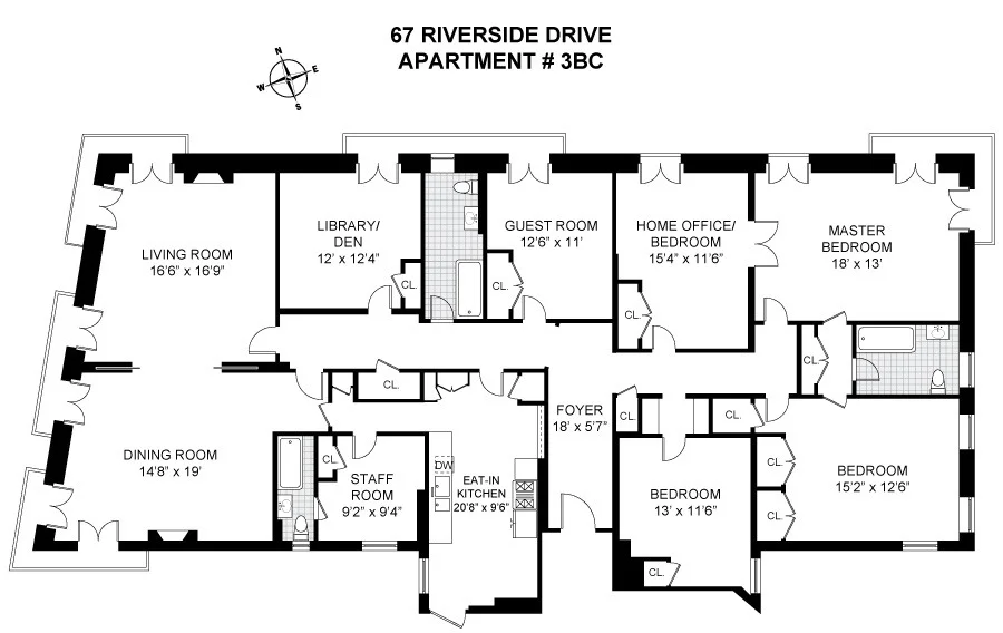 Unit for sale at 67 RIVERSIDE Drive, Manhattan, NY 10024