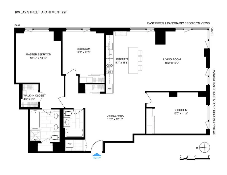 Unit for sale at 100 Jay Street, Brooklyn, NY 11201