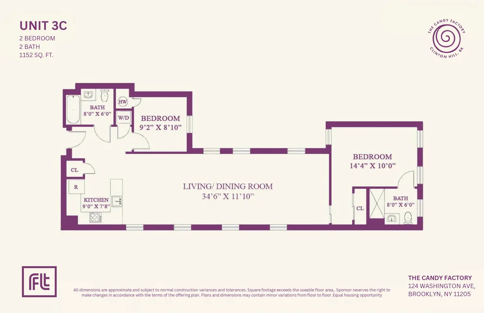 Unit for sale at 124 Washington Avenue, Brooklyn, NY 11205