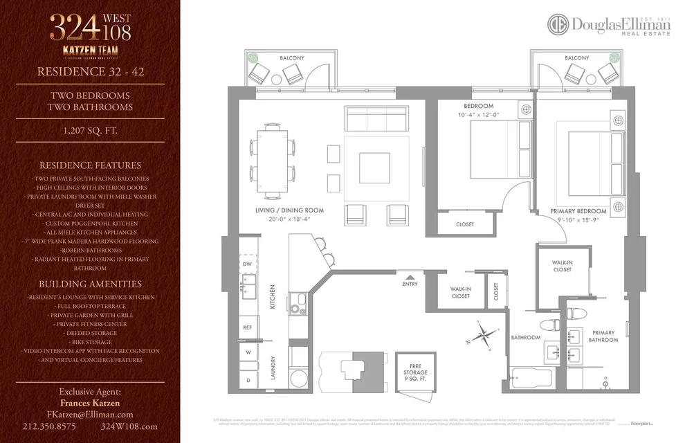 Unit for sale at 324 W 108TH Street, Manhattan, NY 10025