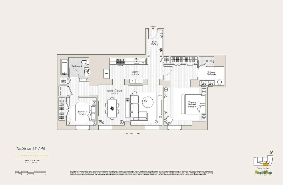 Unit for sale at 1 PROSPECT Park W, Brooklyn, NY 11215