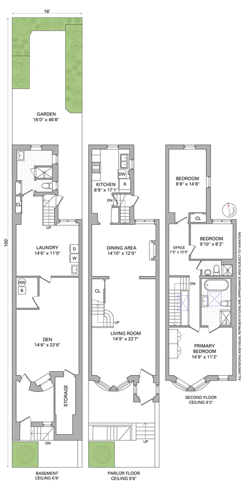 Unit for sale at 219 Fenimore Street, Brooklyn, NY 11225