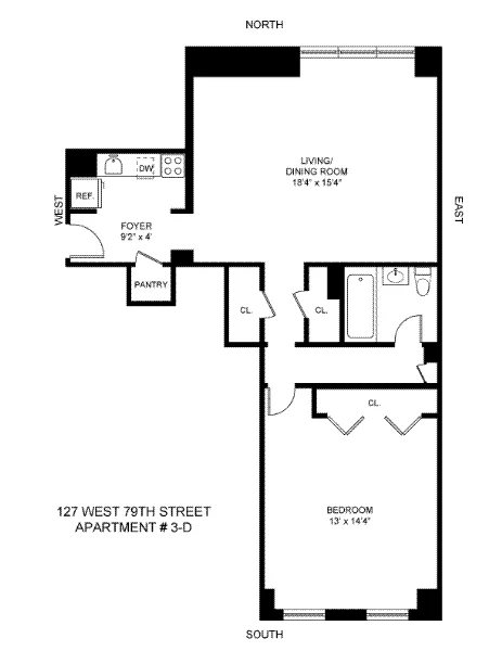 Unit for sale at 127 W 79TH Street, Manhattan, NY 10024