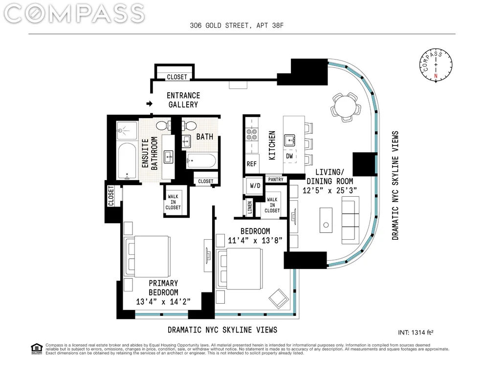 Unit for sale at 306 Gold Street, Brooklyn, NY 11201