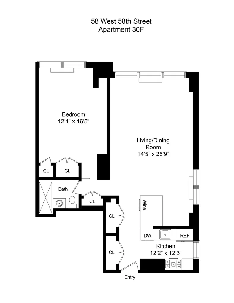 Unit for sale at 58 W 58TH Street, Manhattan, NY 10019