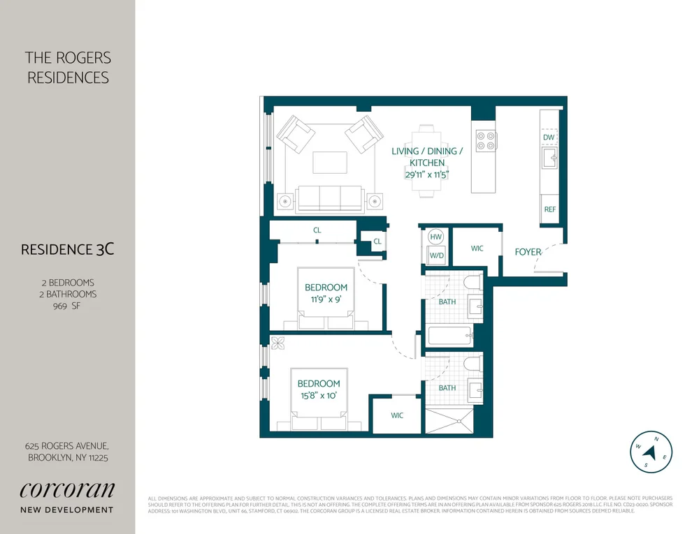 Unit for sale at 625 ROGERS Avenue, Brooklyn, NY 11225