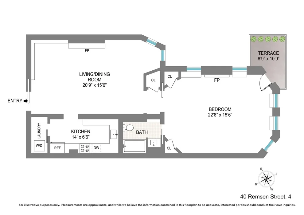 Unit for sale at 40 REMSEN Street, Brooklyn, NY 11201