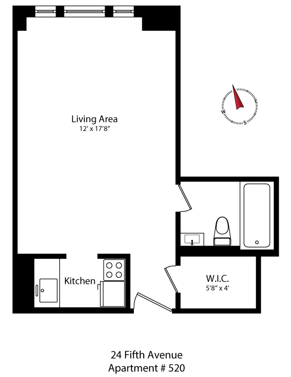 Unit for sale at 24 5TH Avenue, Manhattan, NY 10011