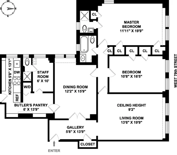 Unit for sale at 164 W 79TH Street, Manhattan, NY 10024