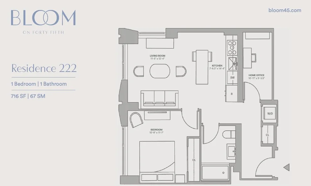 Unit for sale at 500 W 45th Street, Manhattan, NY 10036
