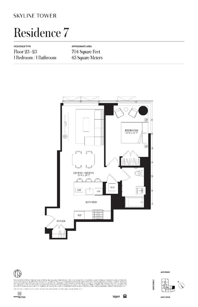 Unit for sale at 3 Court Square, Queens, NY 11101