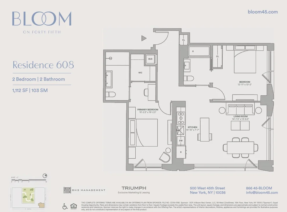 Unit for sale at 500 W 45th Street, Manhattan, NY 10036