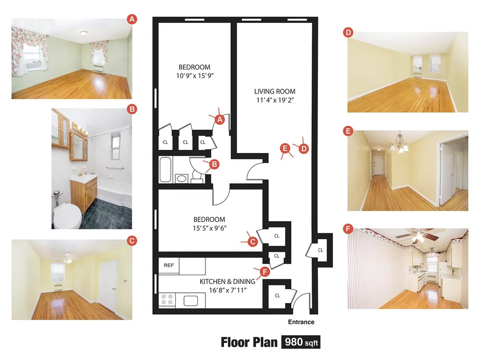 Unit for sale at 243 McDonald Avenue, Brooklyn, NY 11218