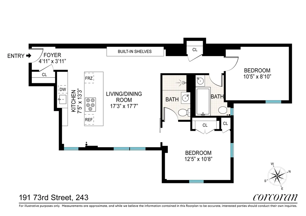 Unit for sale at 191 73RD Street, Brooklyn, NY 11209