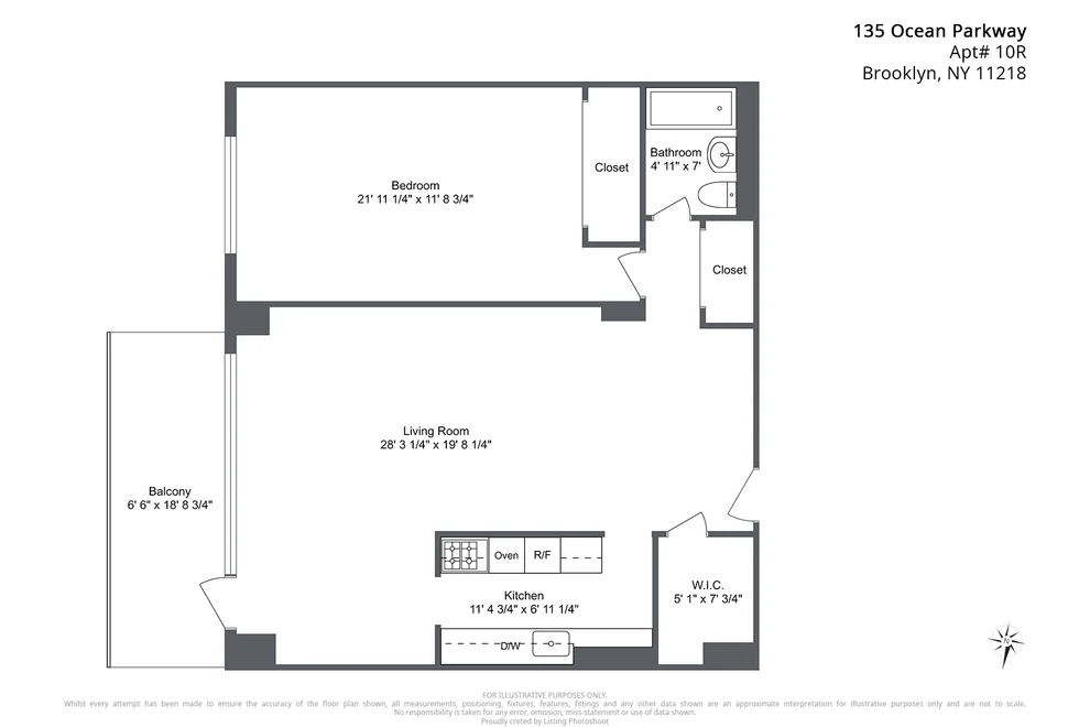 Unit for sale at 135 OCEAN Parkway, Brooklyn, NY 11218