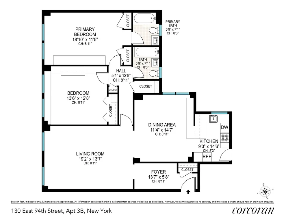 Unit for sale at 130 E 94TH Street, Manhattan, NY 10128