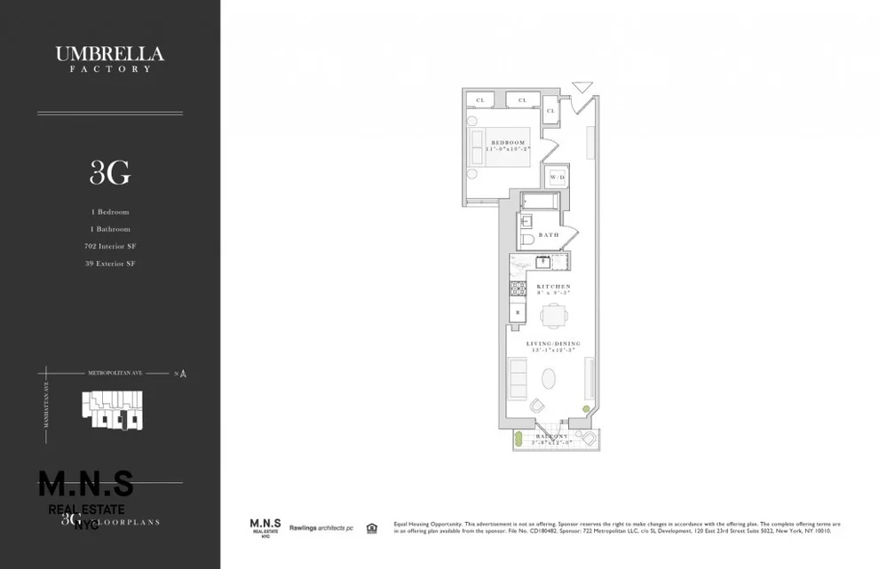 Unit for sale at 710 Metropolitan Avenue, Brooklyn, NY 11211