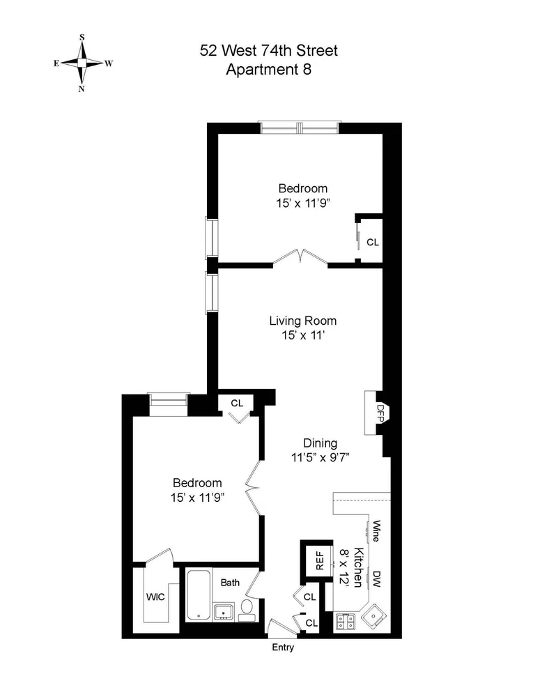 Unit for sale at 52 W 74TH Street, Manhattan, NY 10023