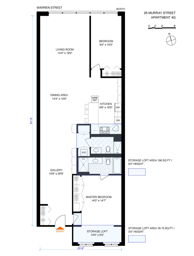Unit for sale at 25 Murray Street, Manhattan, NY 10007