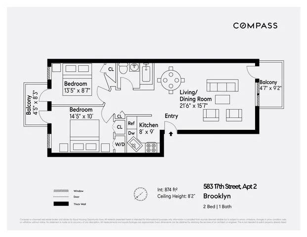 Unit for sale at 583 17th Street, Brooklyn, NY 11218