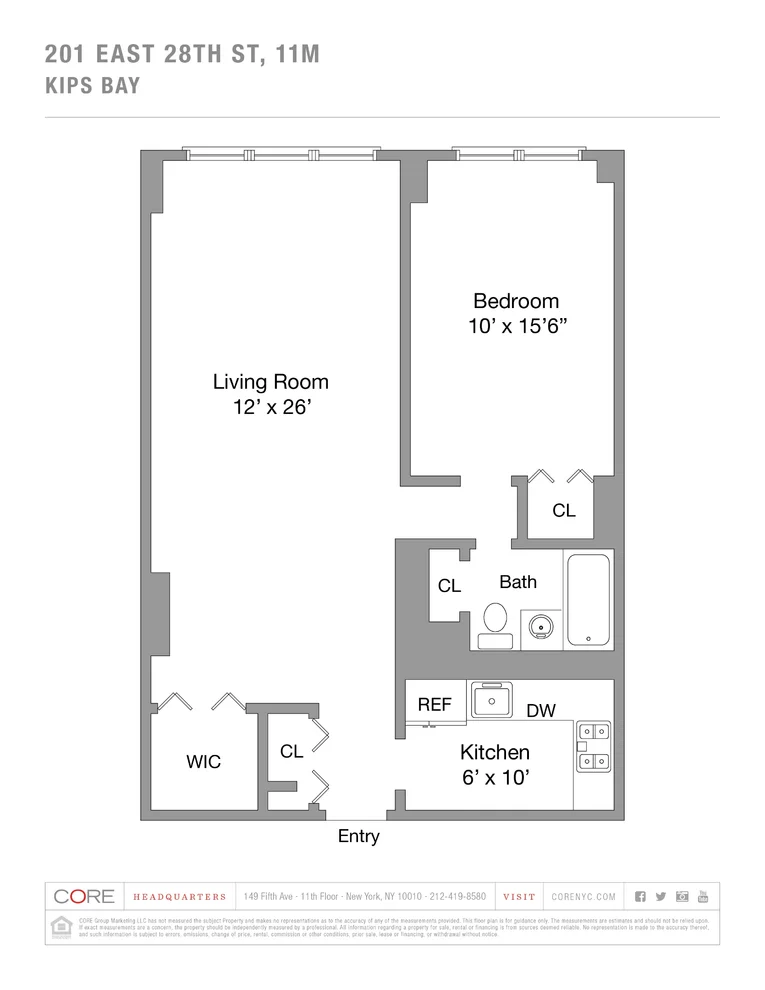 Unit for sale at 201 E 28TH Street, Manhattan, NY 10016