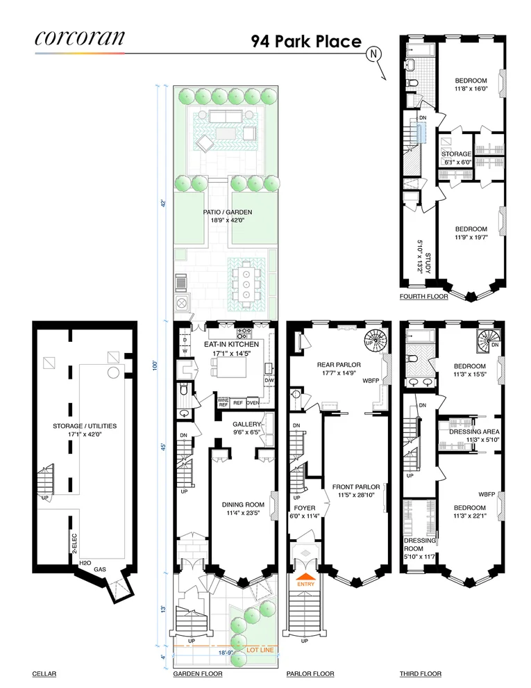 Unit for sale at 94 PARK Place, Brooklyn, NY 11217