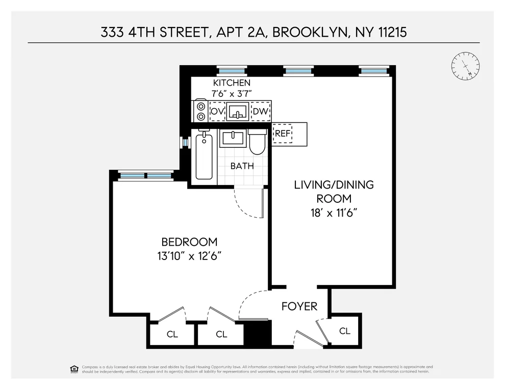 Unit for sale at 333 4th Street, Brooklyn, NY 11215